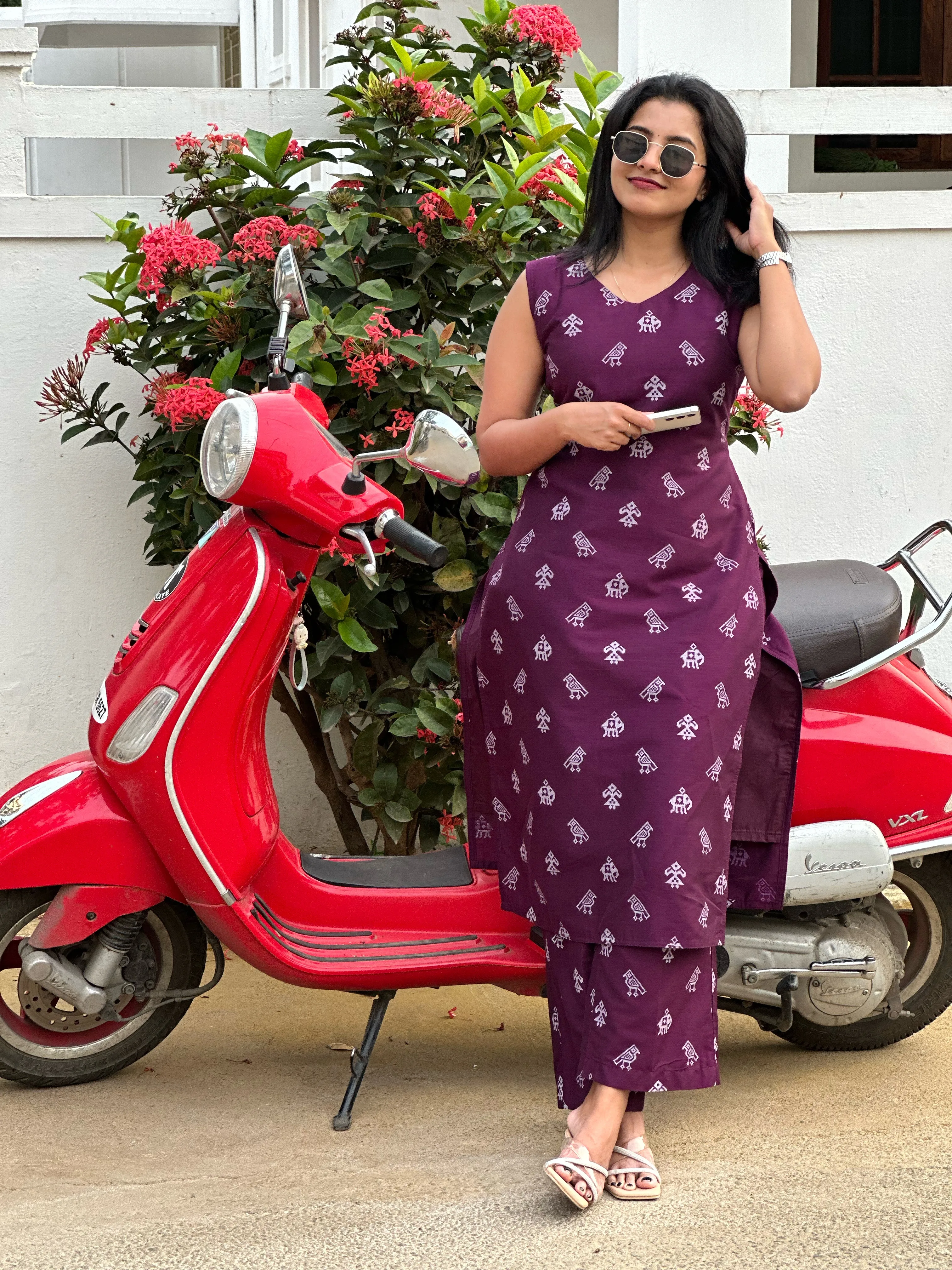 MEHA Co-Ord Set for women view alternate - Viyal Design Studio
