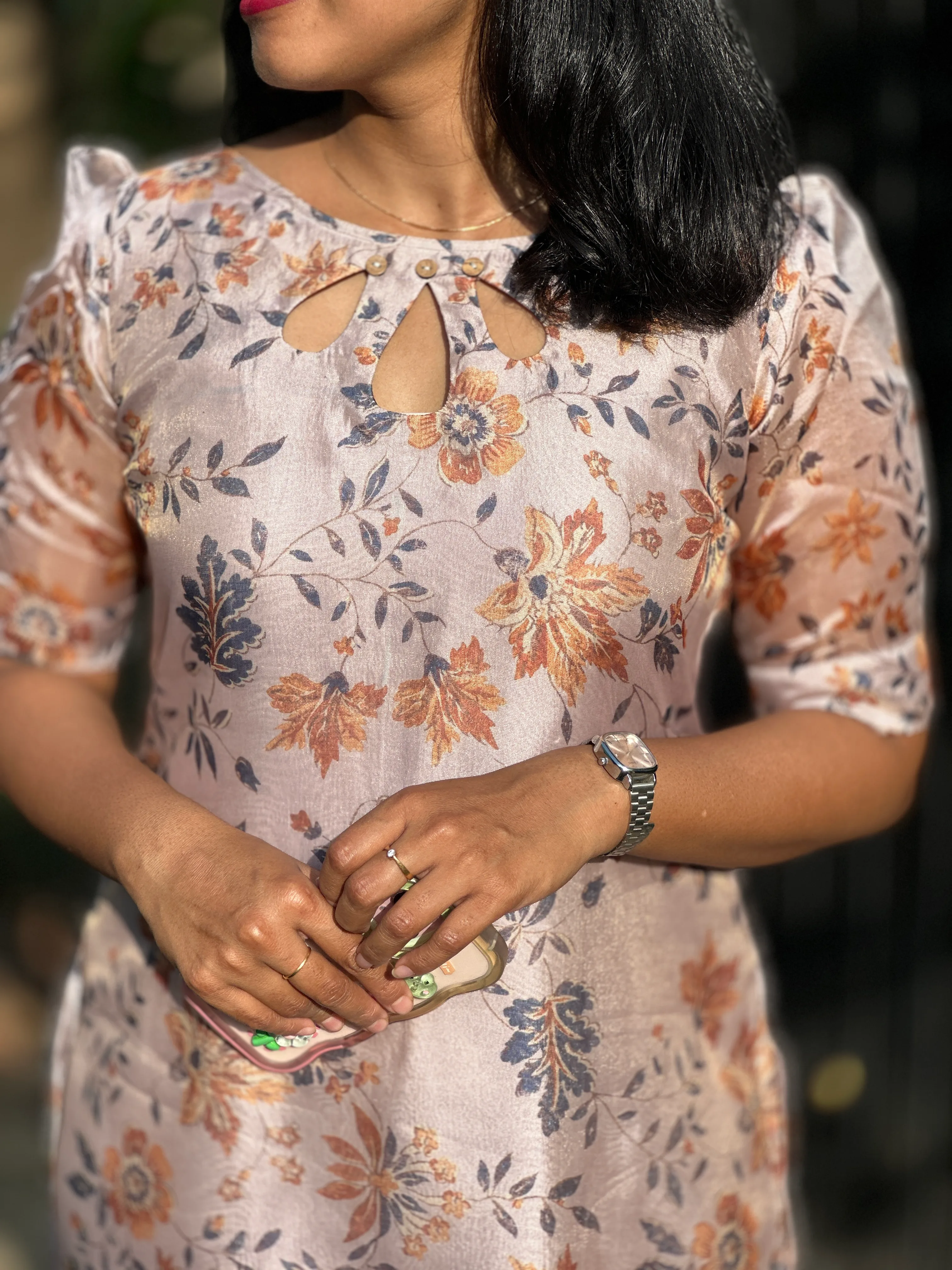 MINA Kurti for women view 8 - Viyal Design Studio