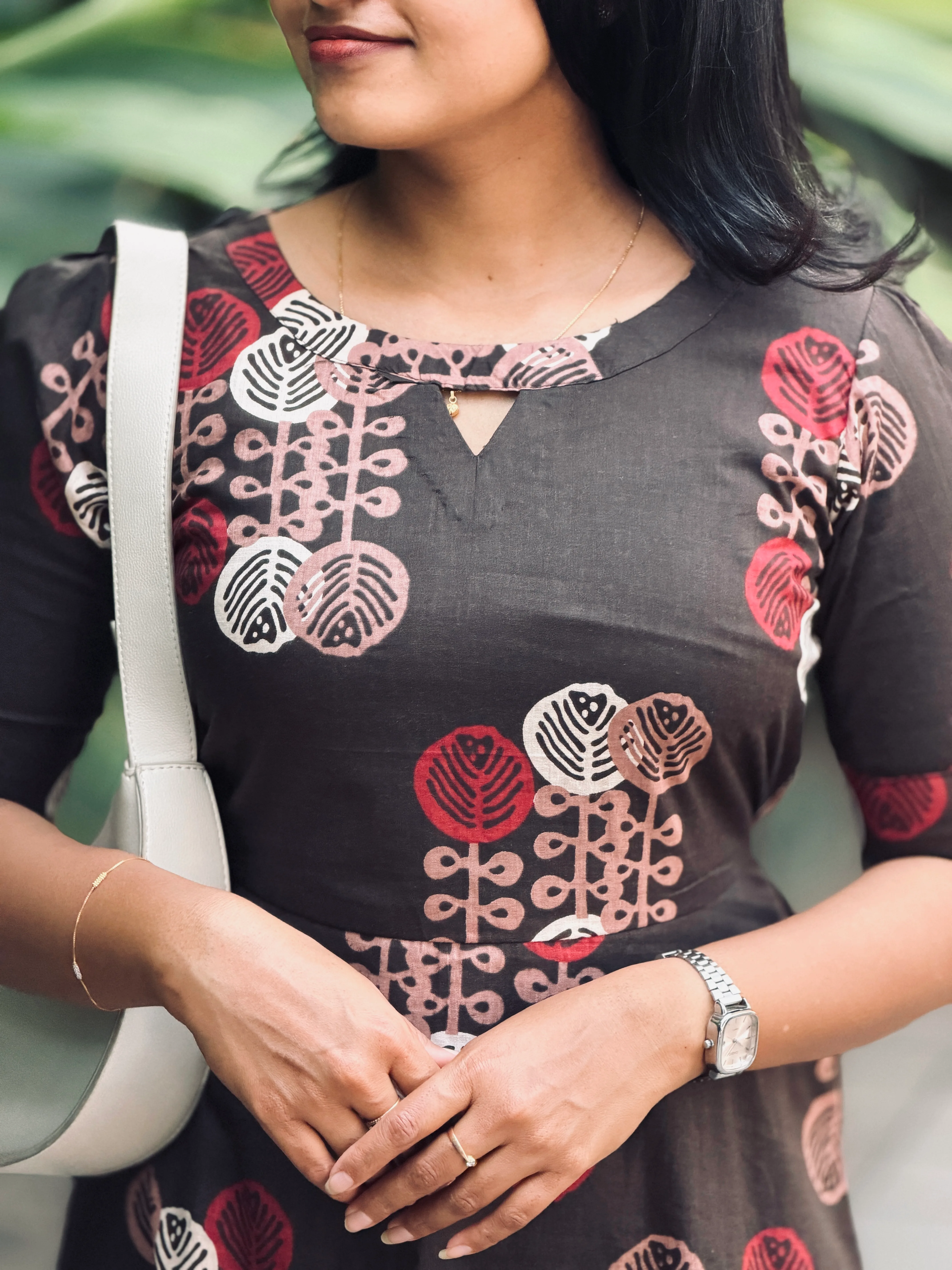 PRAGATHI Ethnic Maxi Dress for women view 7 - Viyal Design Studio