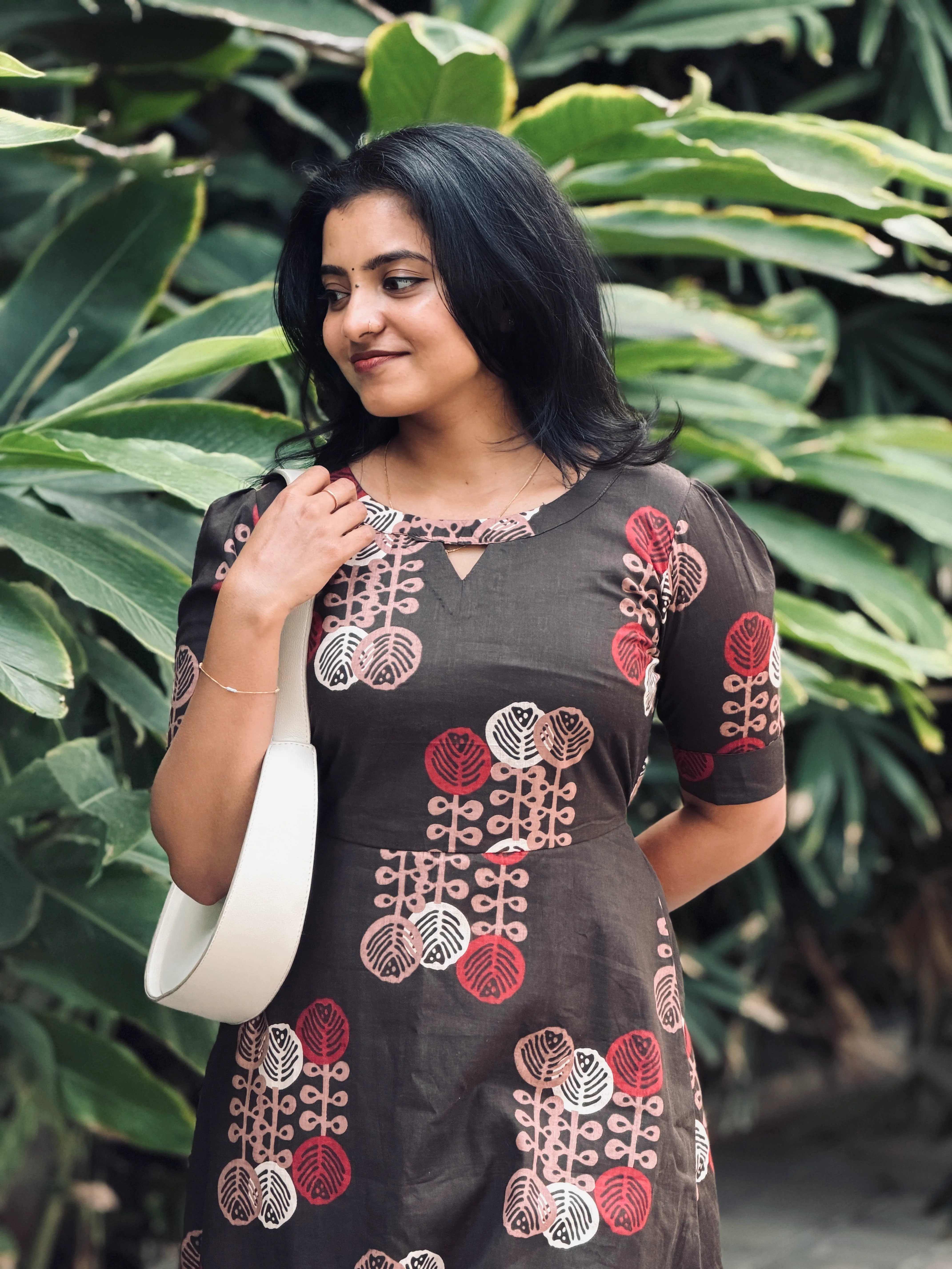 PRAGATHI Ethnic Maxi Dress for women view 8 - Viyal Design Studio