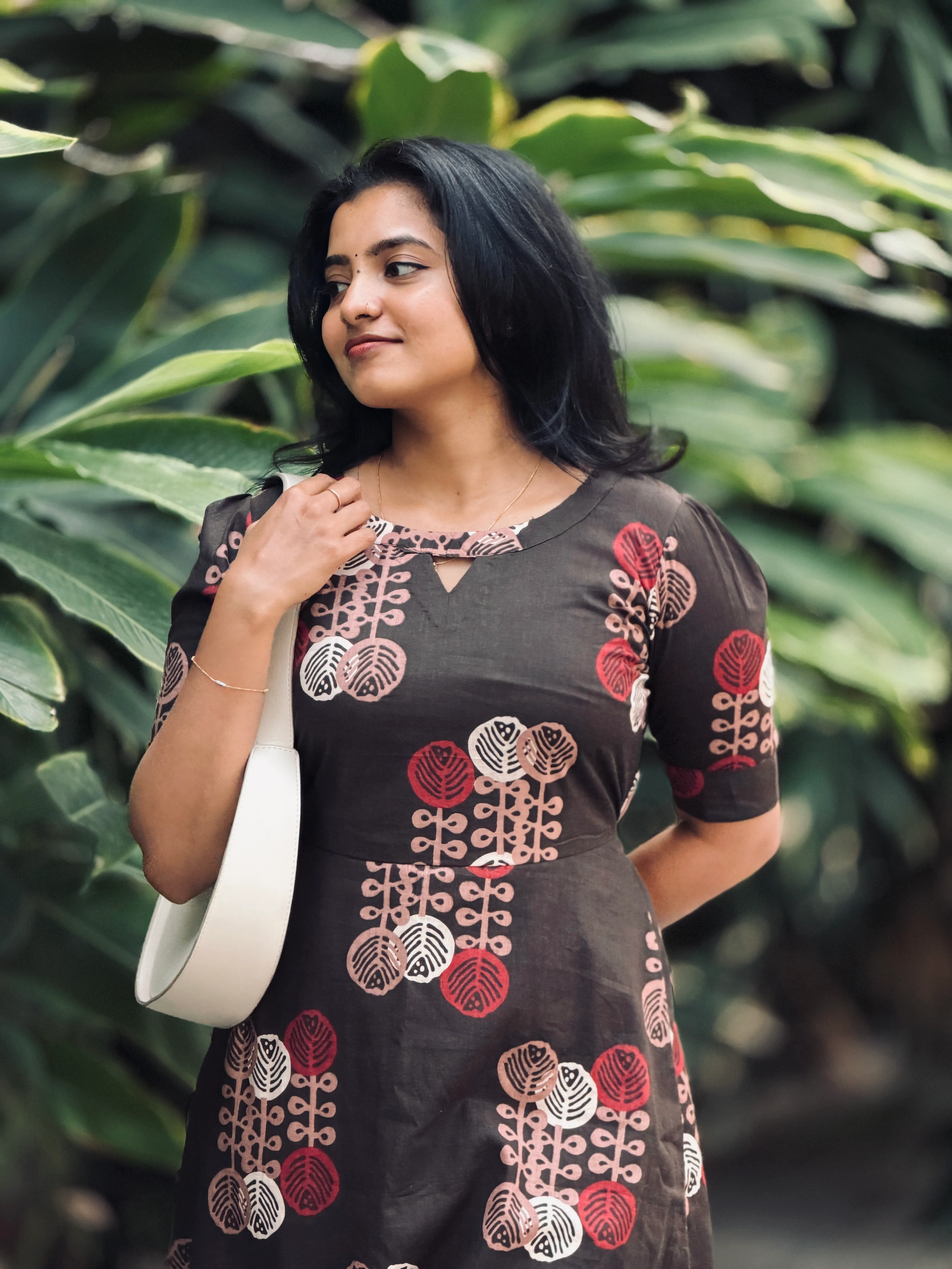 PRAGATHI Ethnic Maxi Dress for women view 9 - Viyal Design Studio