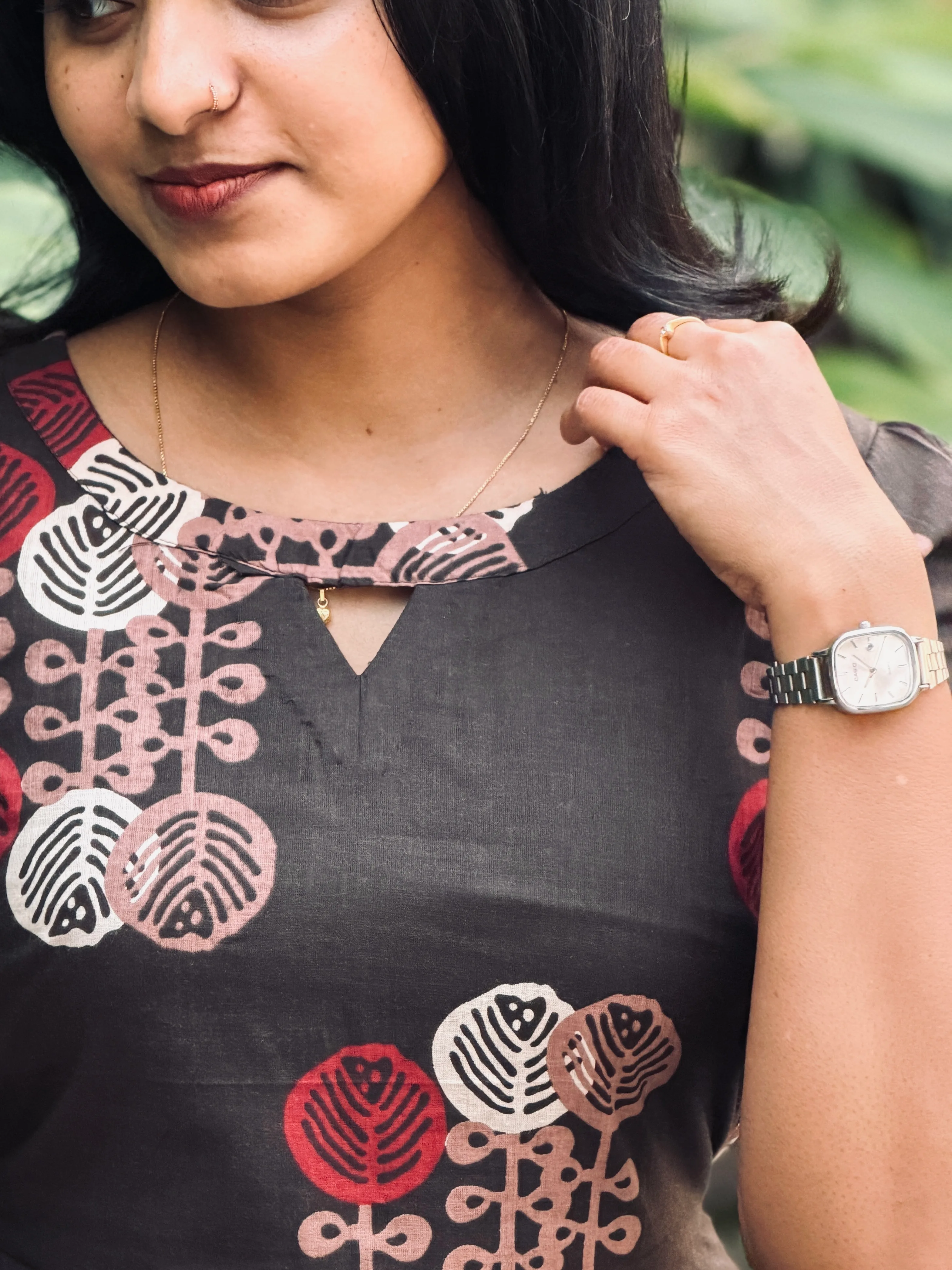 PRAGATHI Ethnic Maxi Dress for women view 11 - Viyal Design Studio