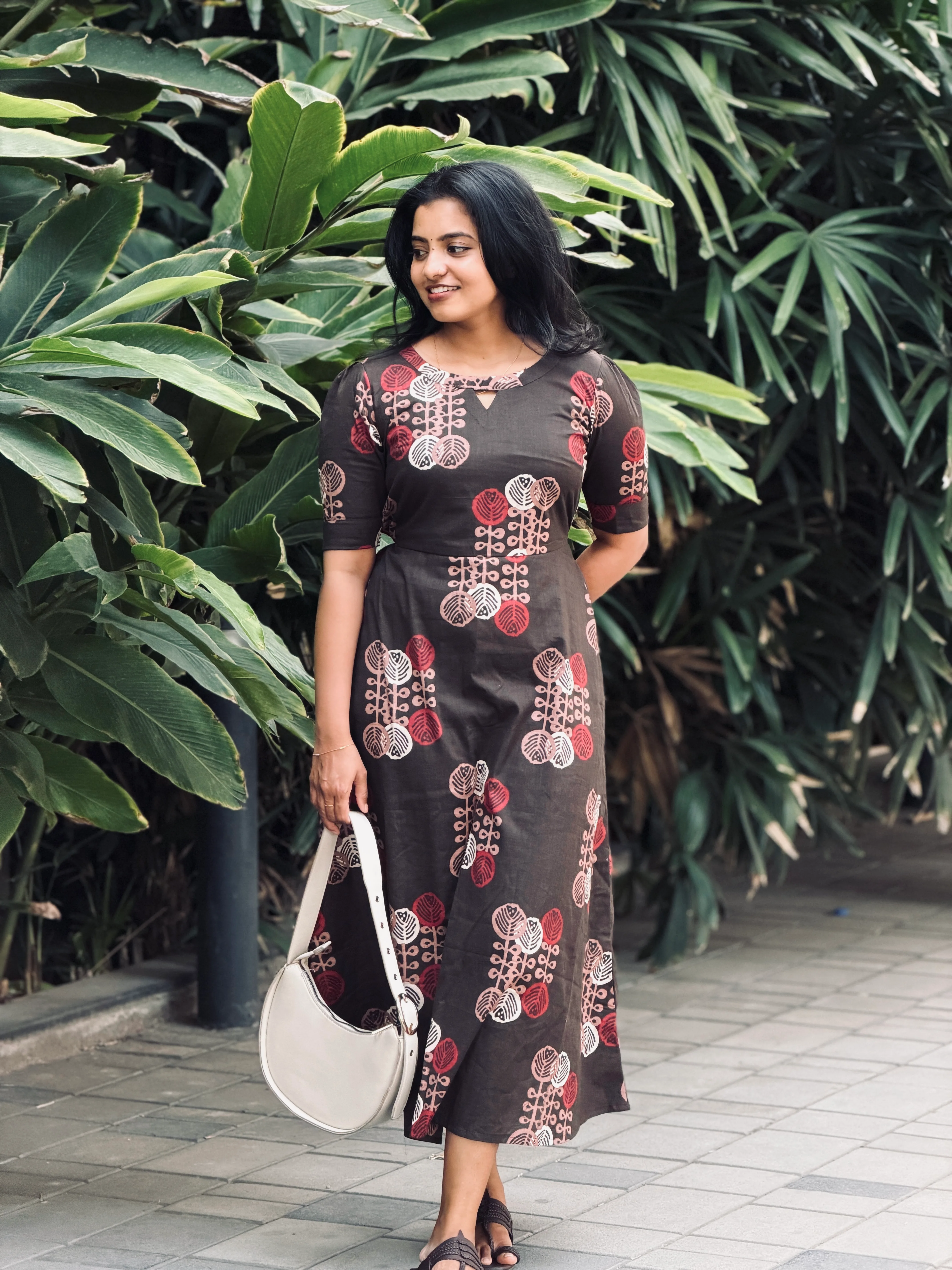 PRAGATHI Ethnic Maxi Dress for women - Viyal Design Studio