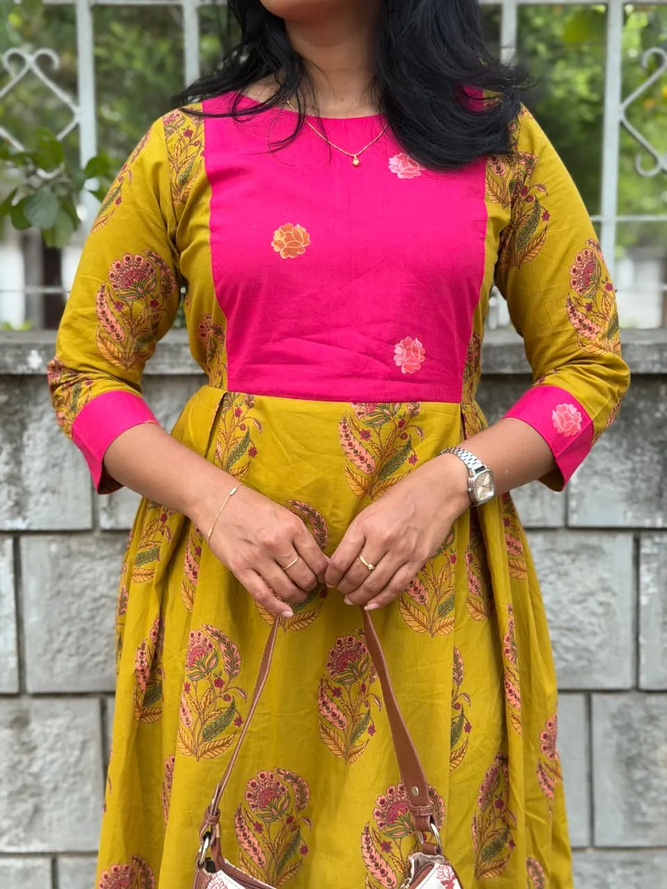 Diya Ethnic Maxi Dress for women view alternate - Viyal Design Studio