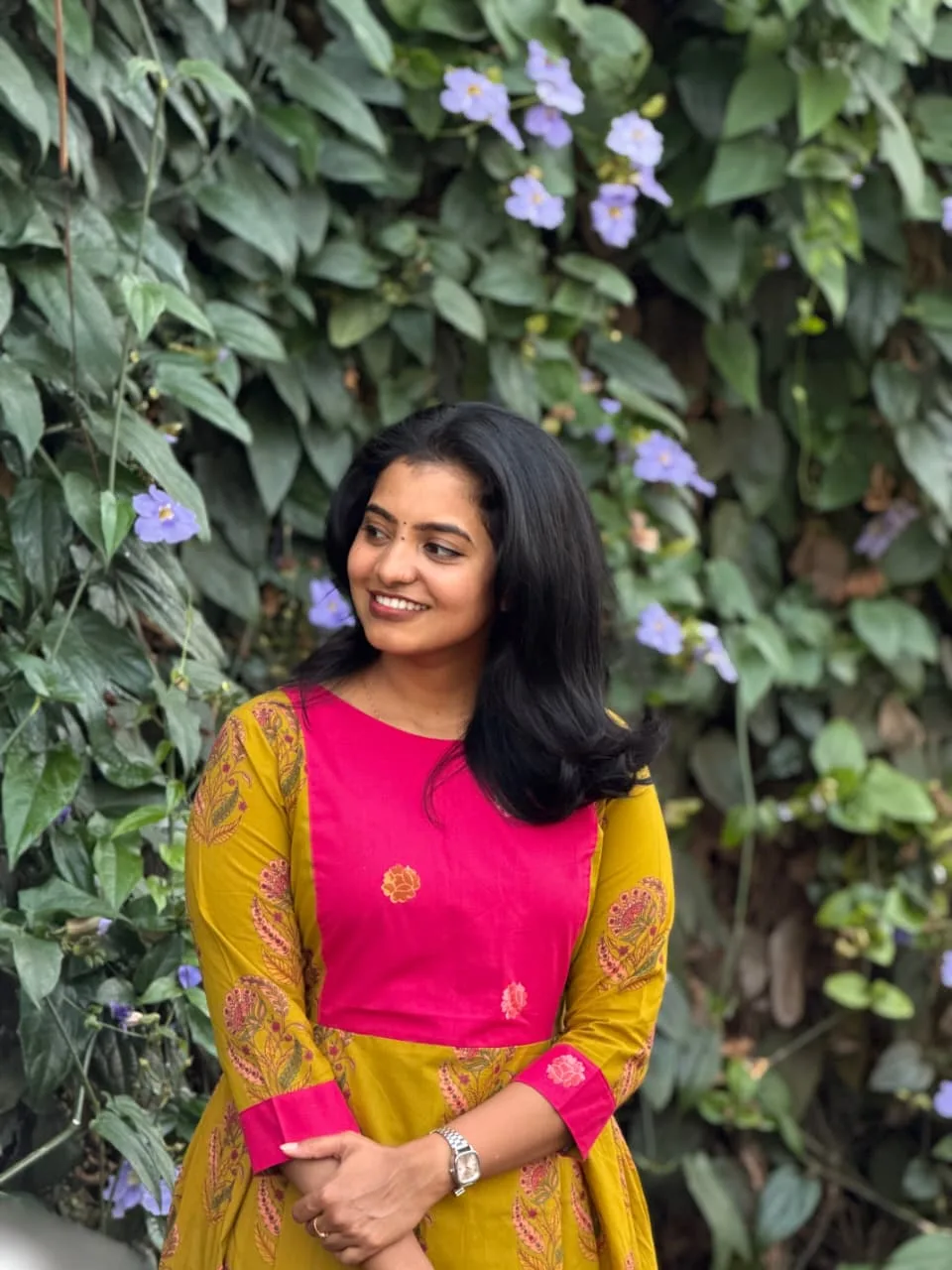 Diya Ethnic Maxi Dress for women view 6 - Viyal Design Studio