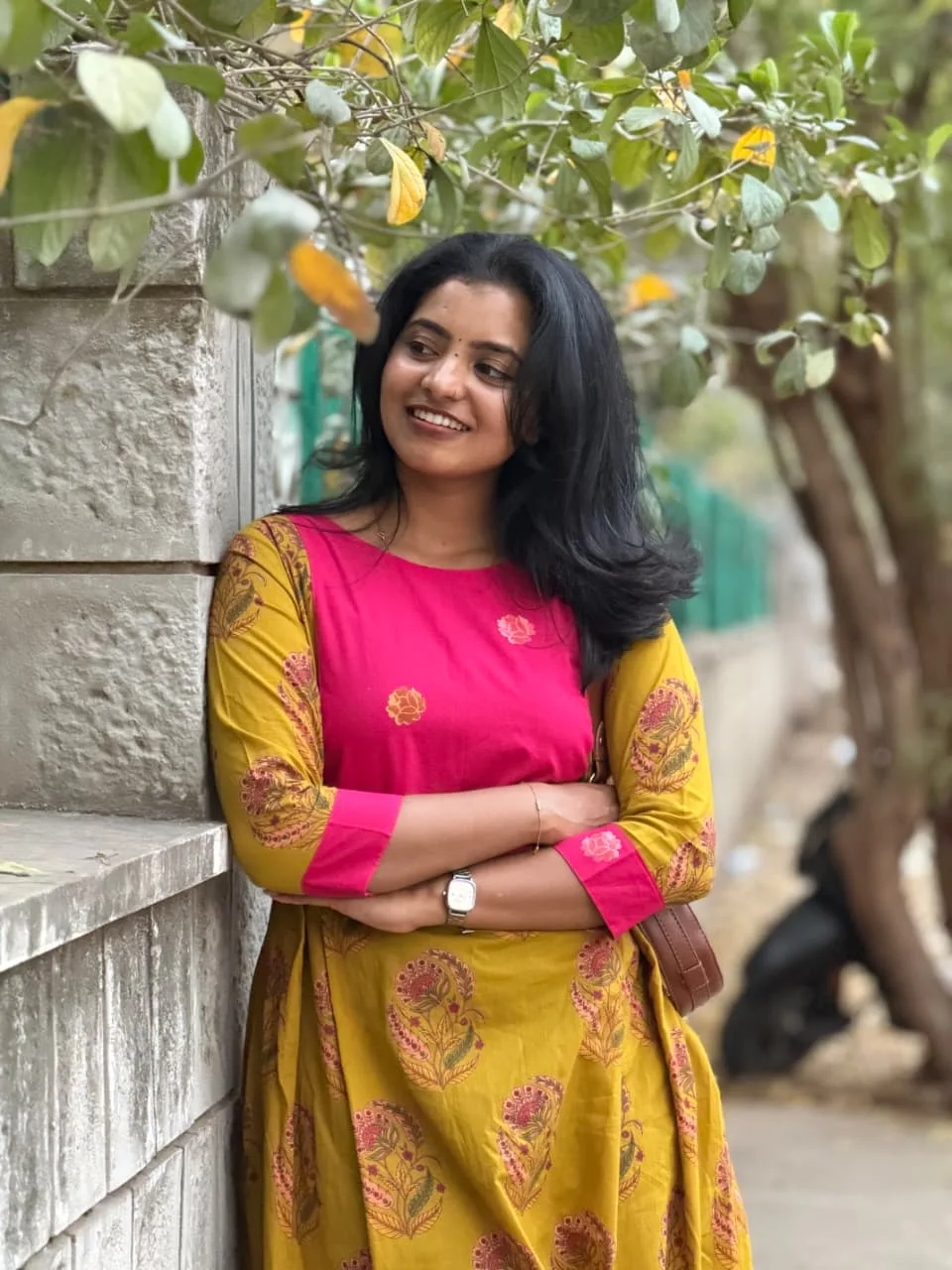 Diya Ethnic Maxi Dress for women view 7 - Viyal Design Studio