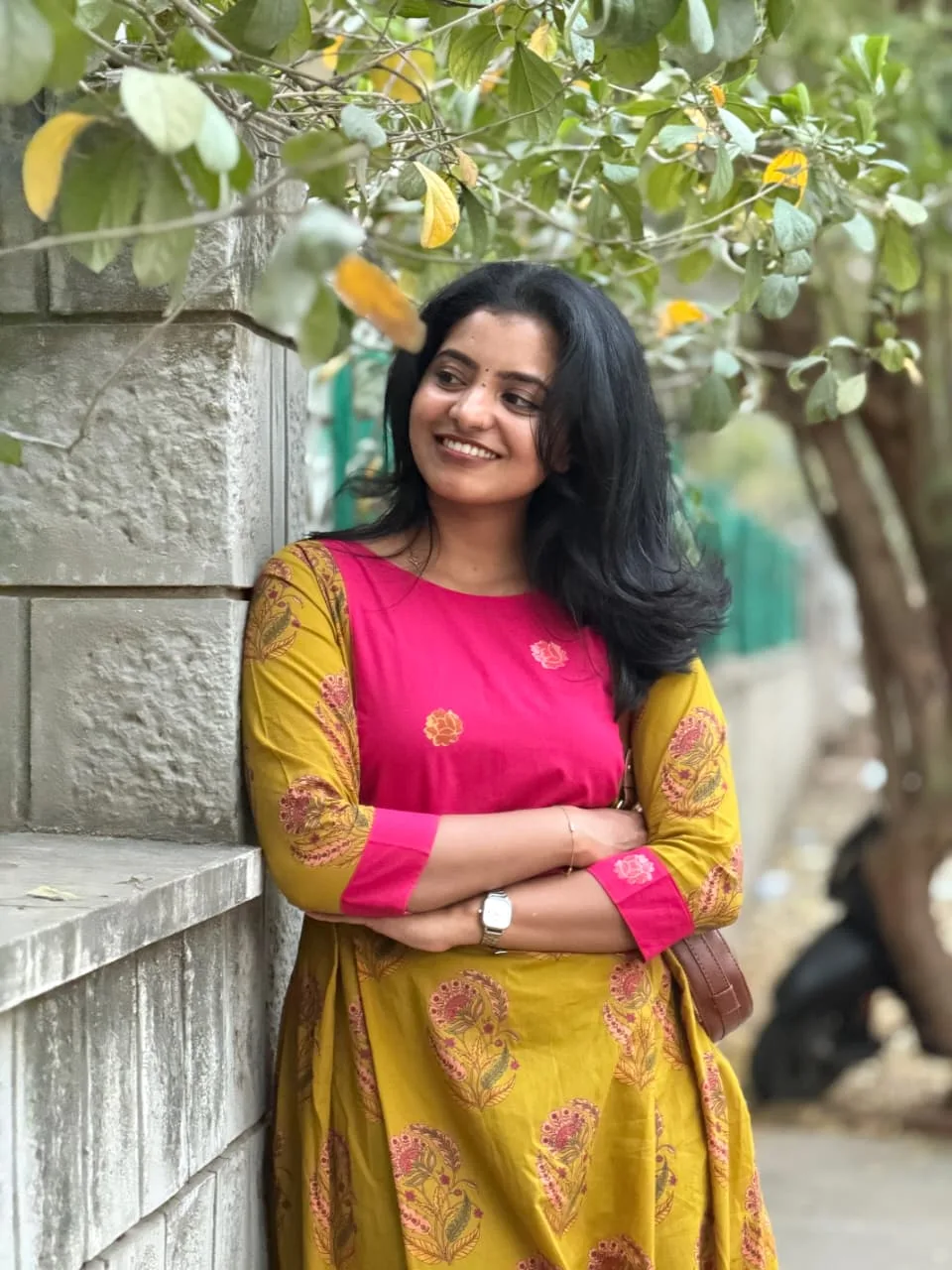 Diya Ethnic Maxi Dress for women view 8 - Viyal Design Studio