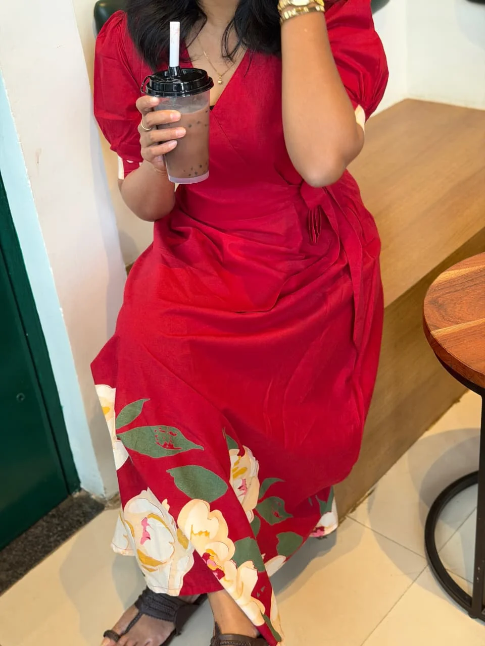 Maxi Dress 05 Ethnic Maxi Dress for women view 9 - Viyal Design Studio