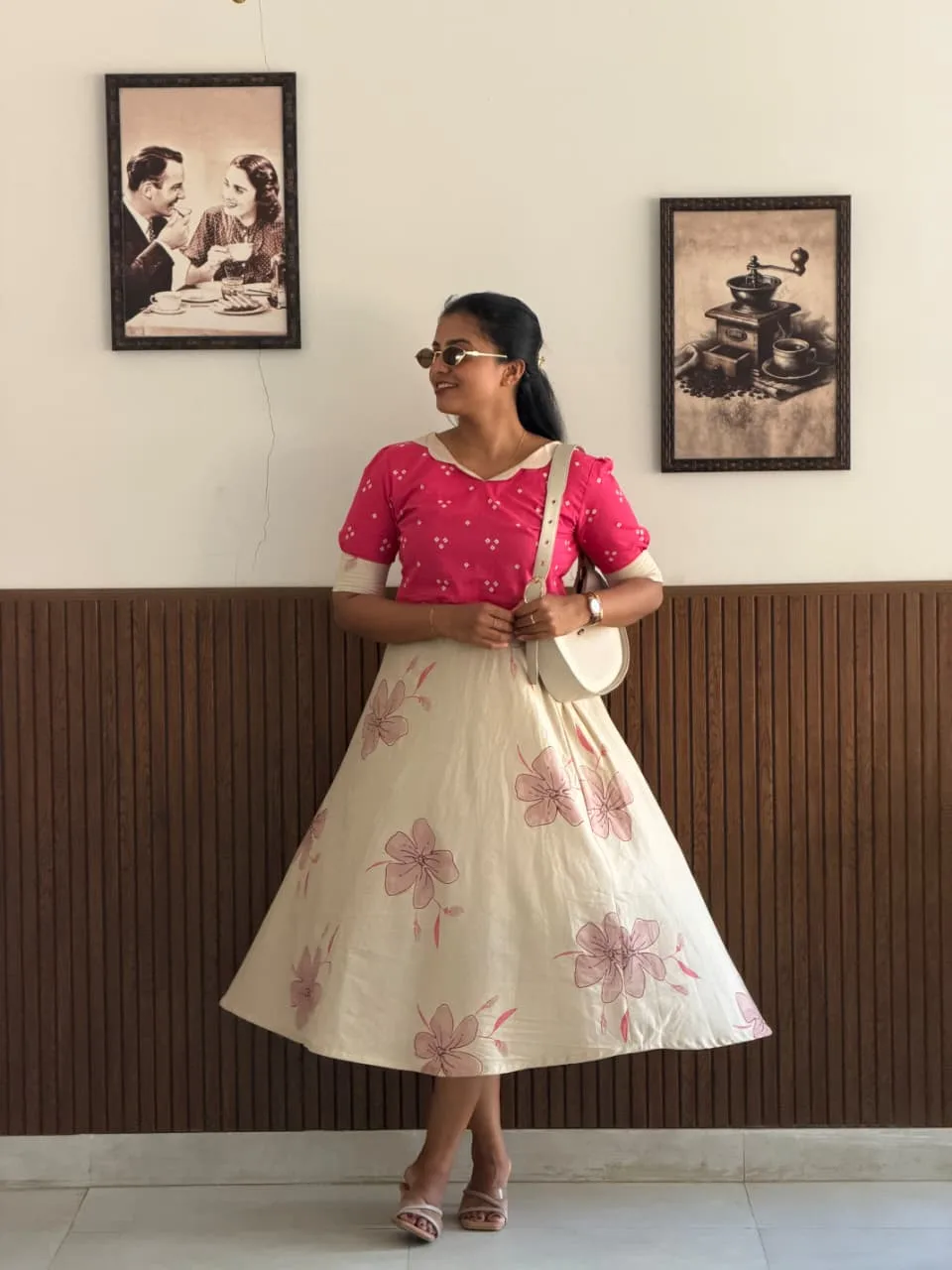 Yuvi Crop Top Skirt Set for women view 12 - Viyal Design Studio