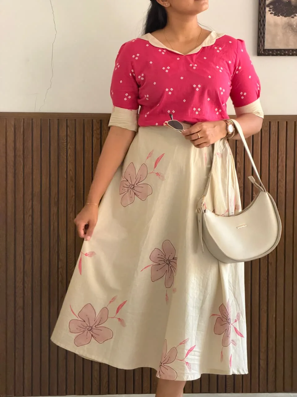 Yuvi Crop Top Skirt Set for women view 13 - Viyal Design Studio