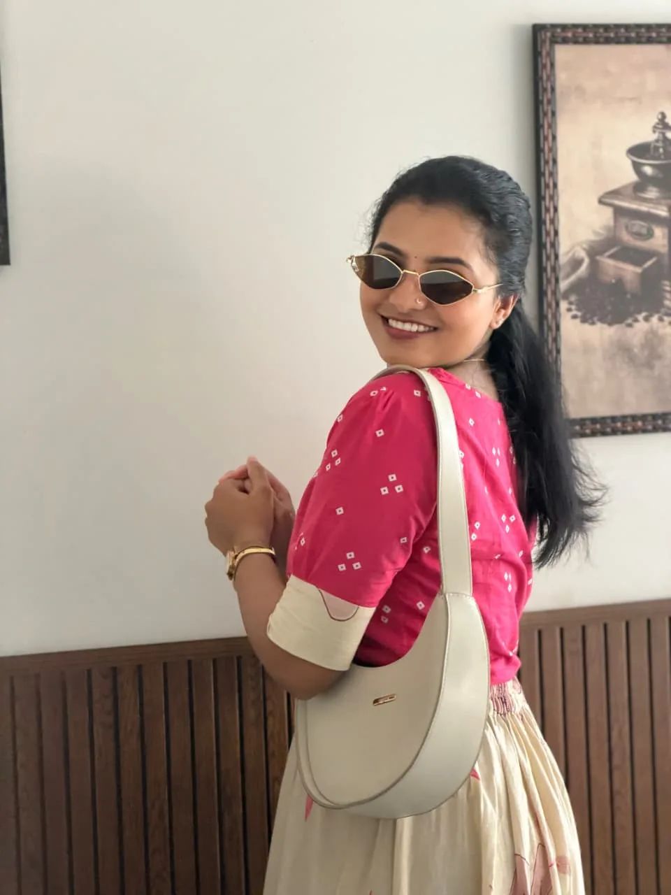 Yuvi Crop Top Skirt Set for women view 15 - Viyal Design Studio