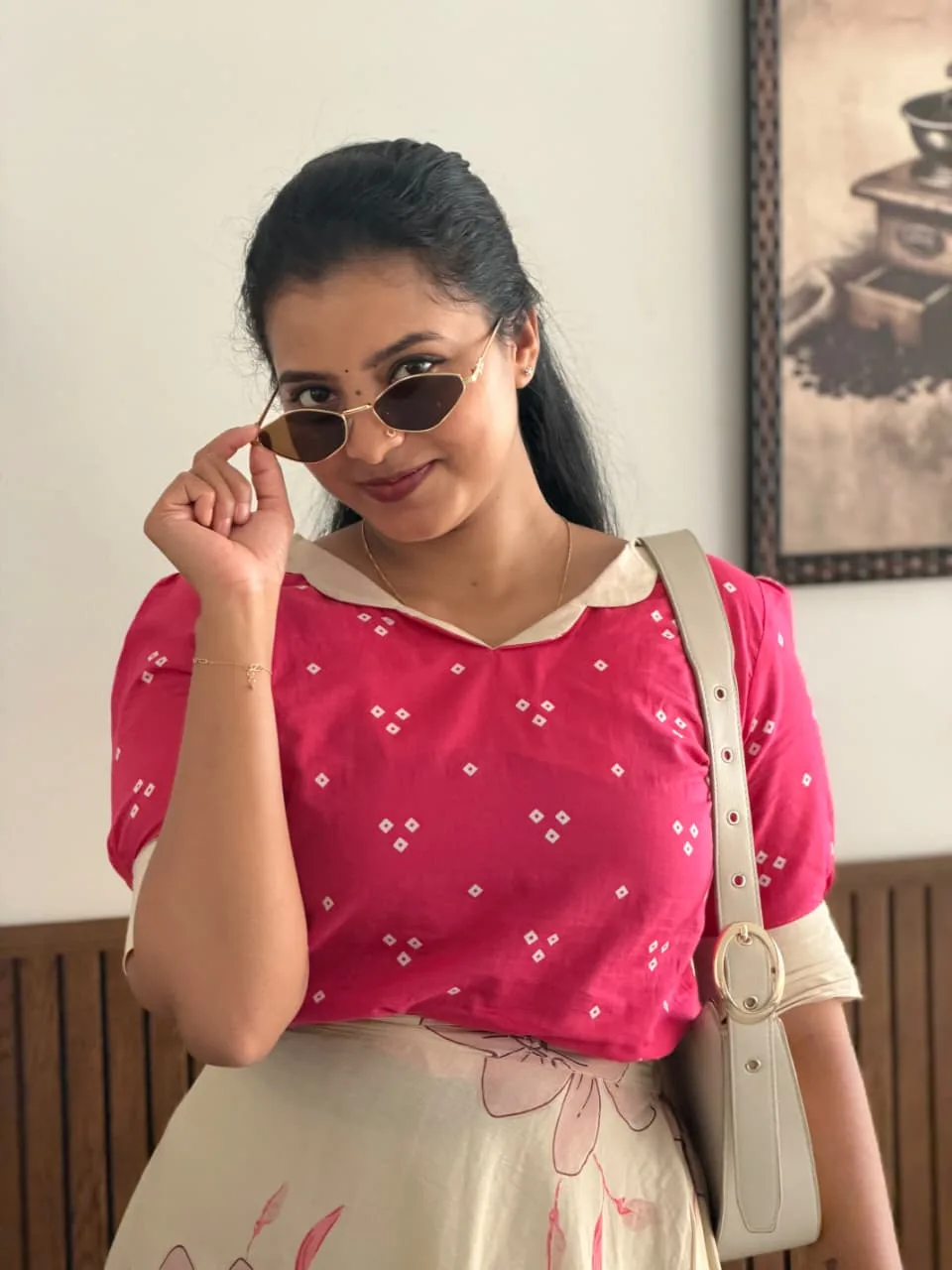 Yuvi Crop Top Skirt Set for women view 11 - Viyal Design Studio