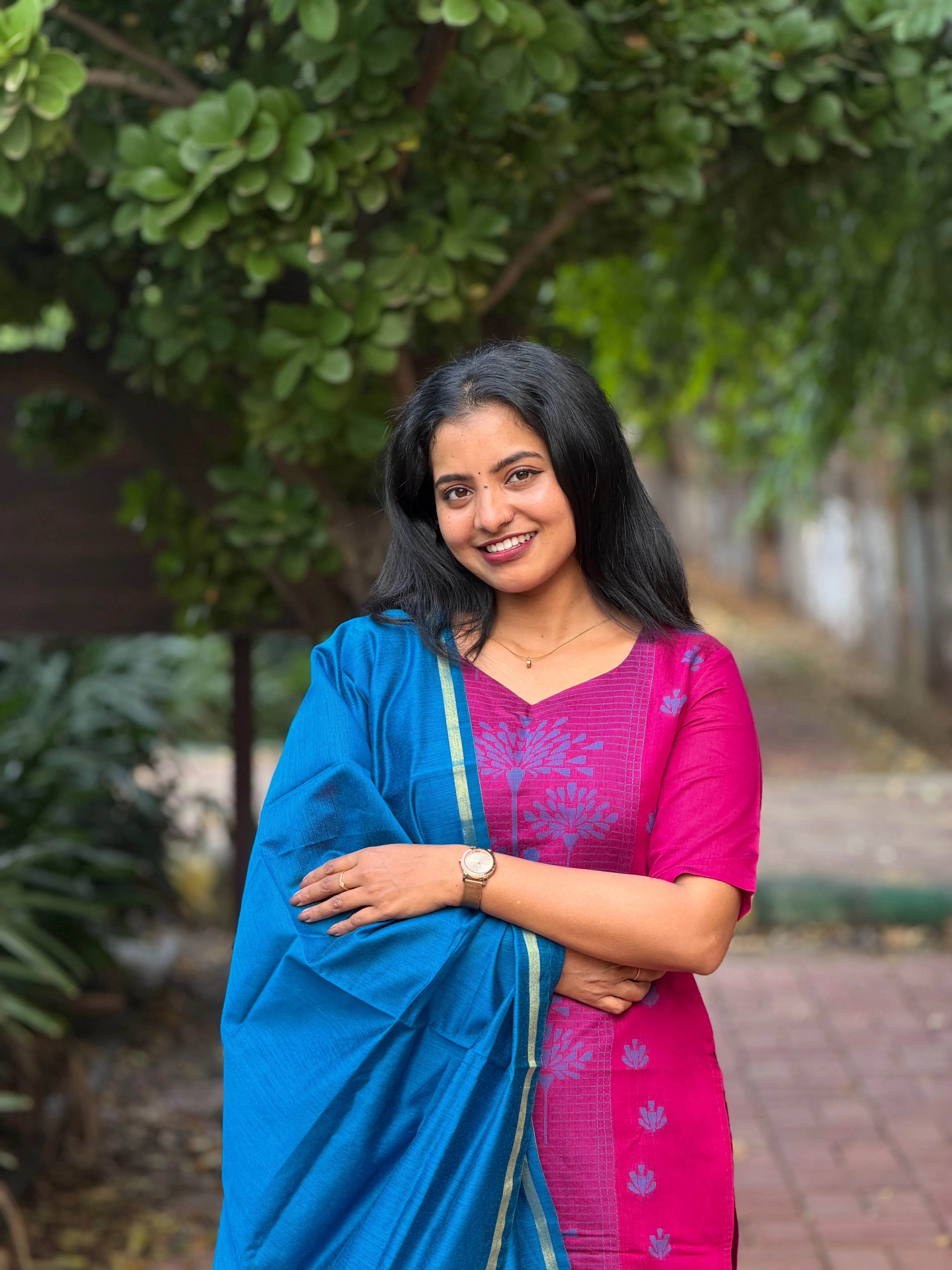 THARA Festive Three Piece Set for women view 8 - Viyal Design Studio