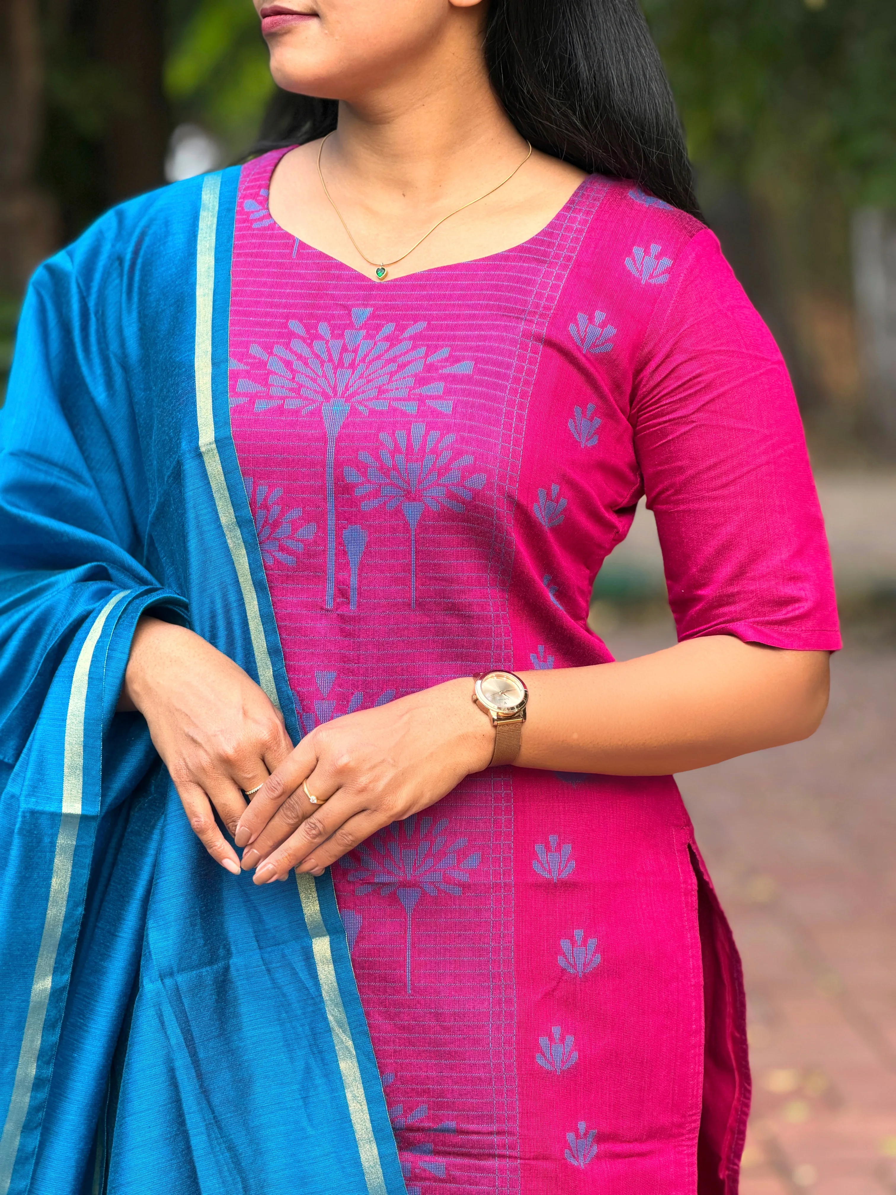 THARA Festive Three Piece Set for women view 9 - Viyal Design Studio