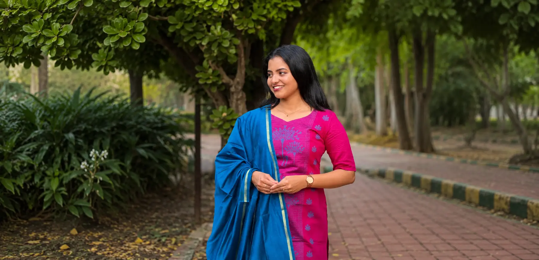 THARA Festive Three Piece Set for women view alternate - Viyal Design Studio