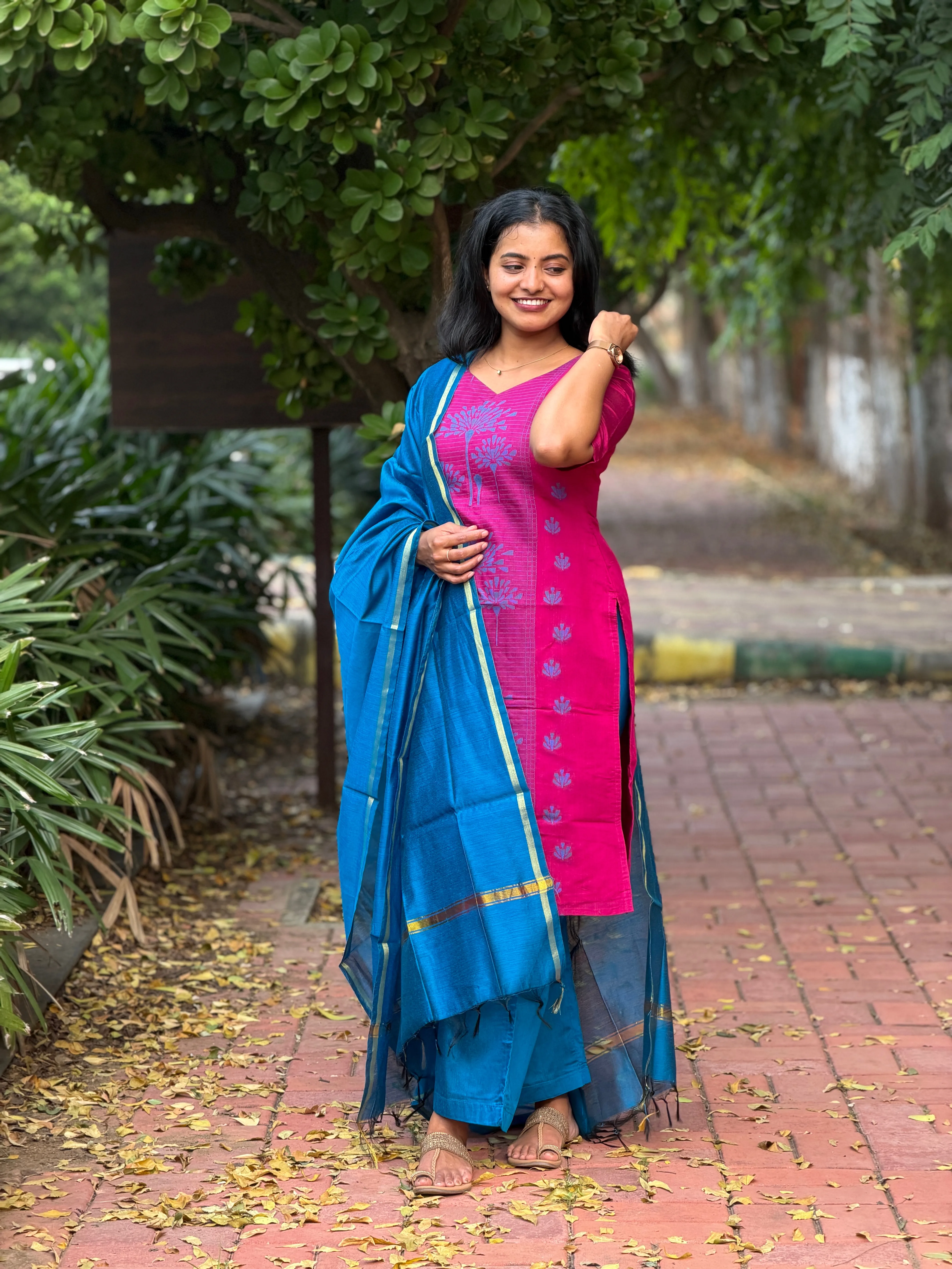 THARA Festive Three Piece Set for women - Viyal Design Studio