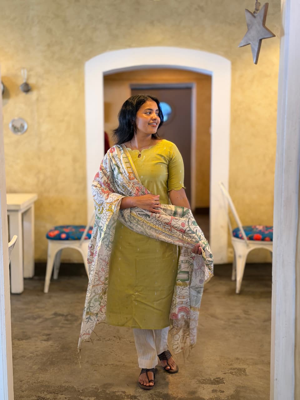 PRANAVI Festive Three Piece Set for women view 3 - Viyal Design Studio
