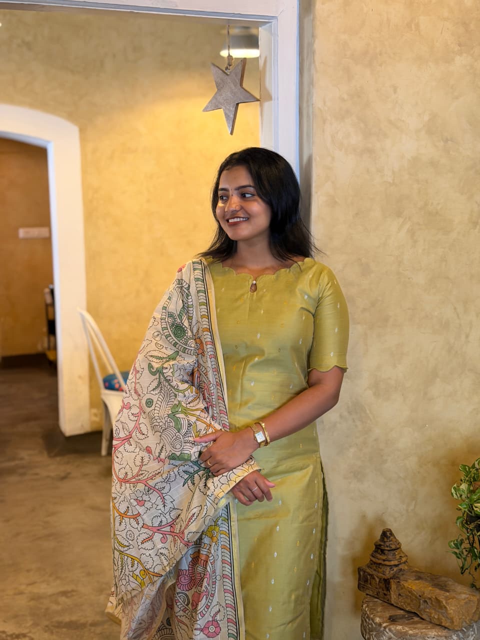 PRANAVI Festive Three Piece Set for women view 5 - Viyal Design Studio