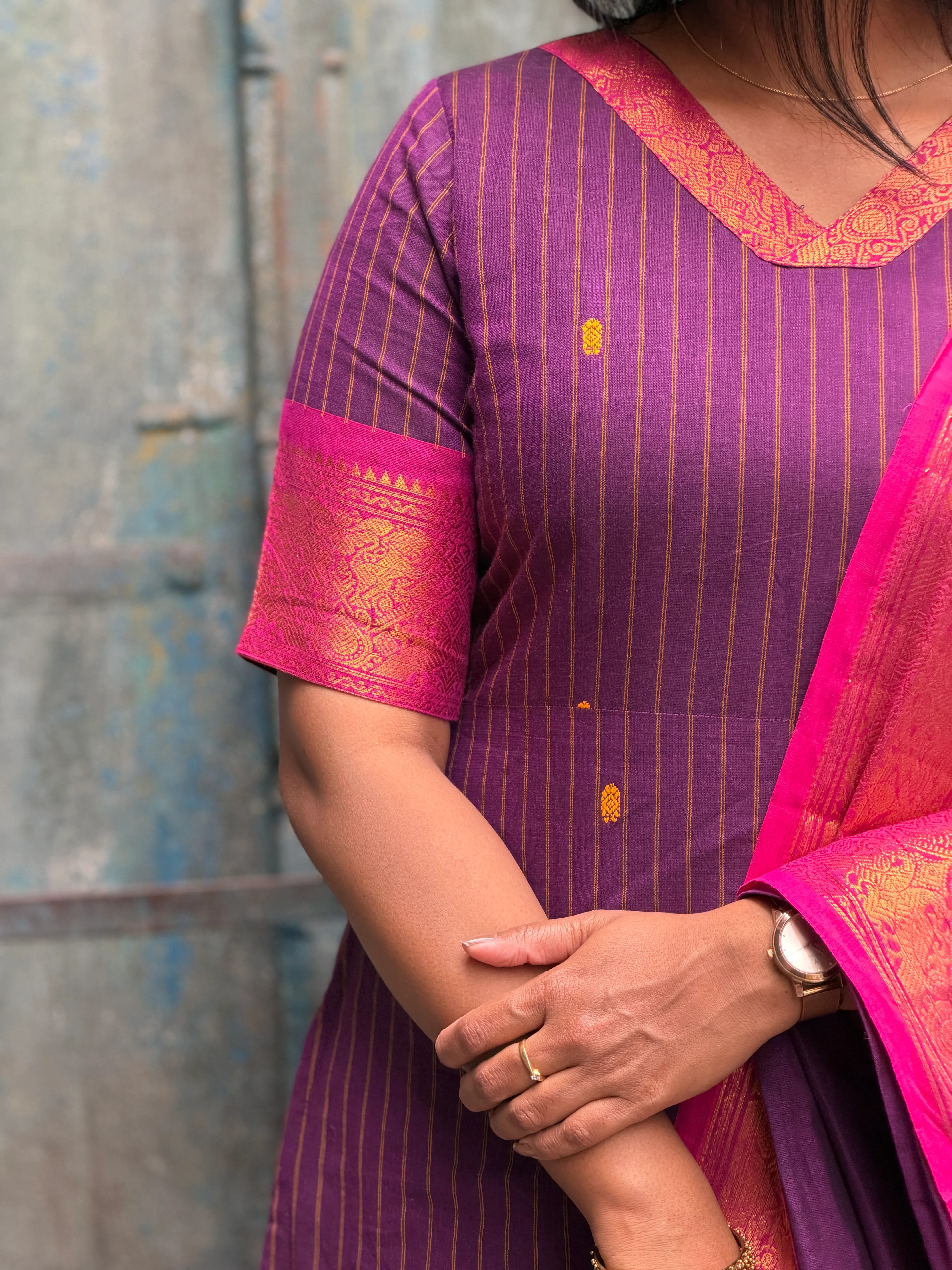 NILANTHI Two Piece Set for women view 4 - Viyal Design Studio