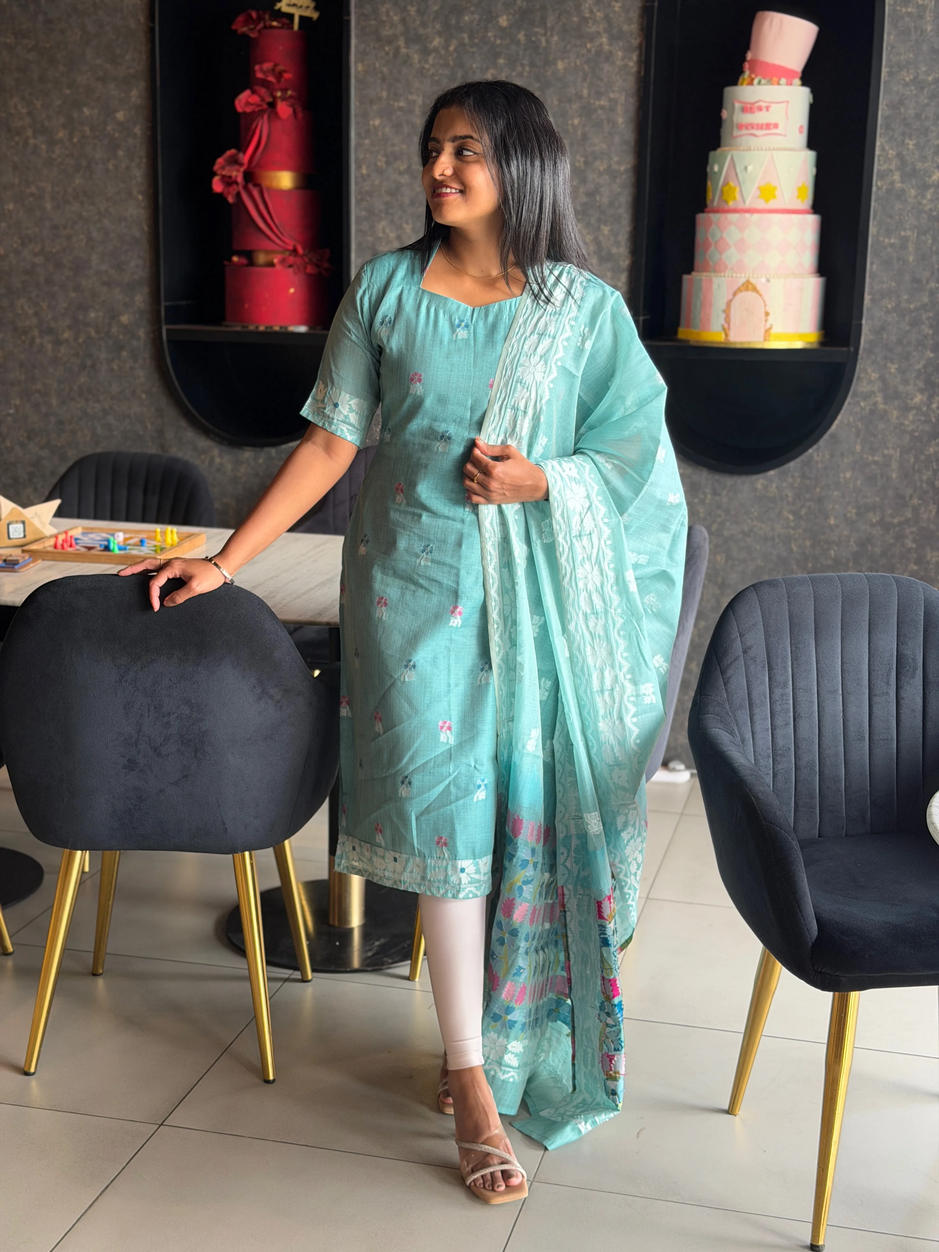 KYRA Two Piece Set for women view 5 - Viyal Design Studio
