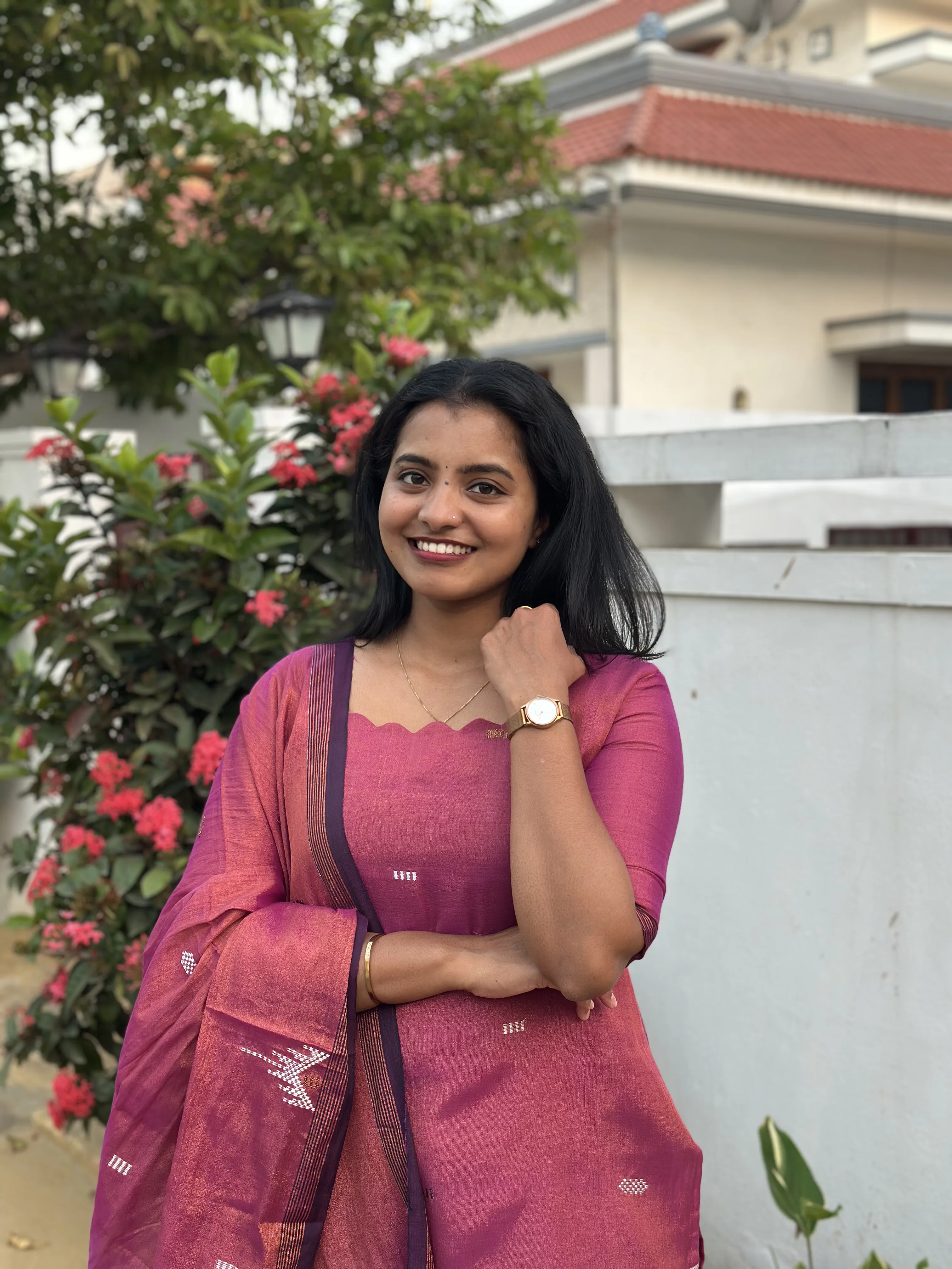 MITHRA Two Piece Set for women view 5 - Viyal Design Studio