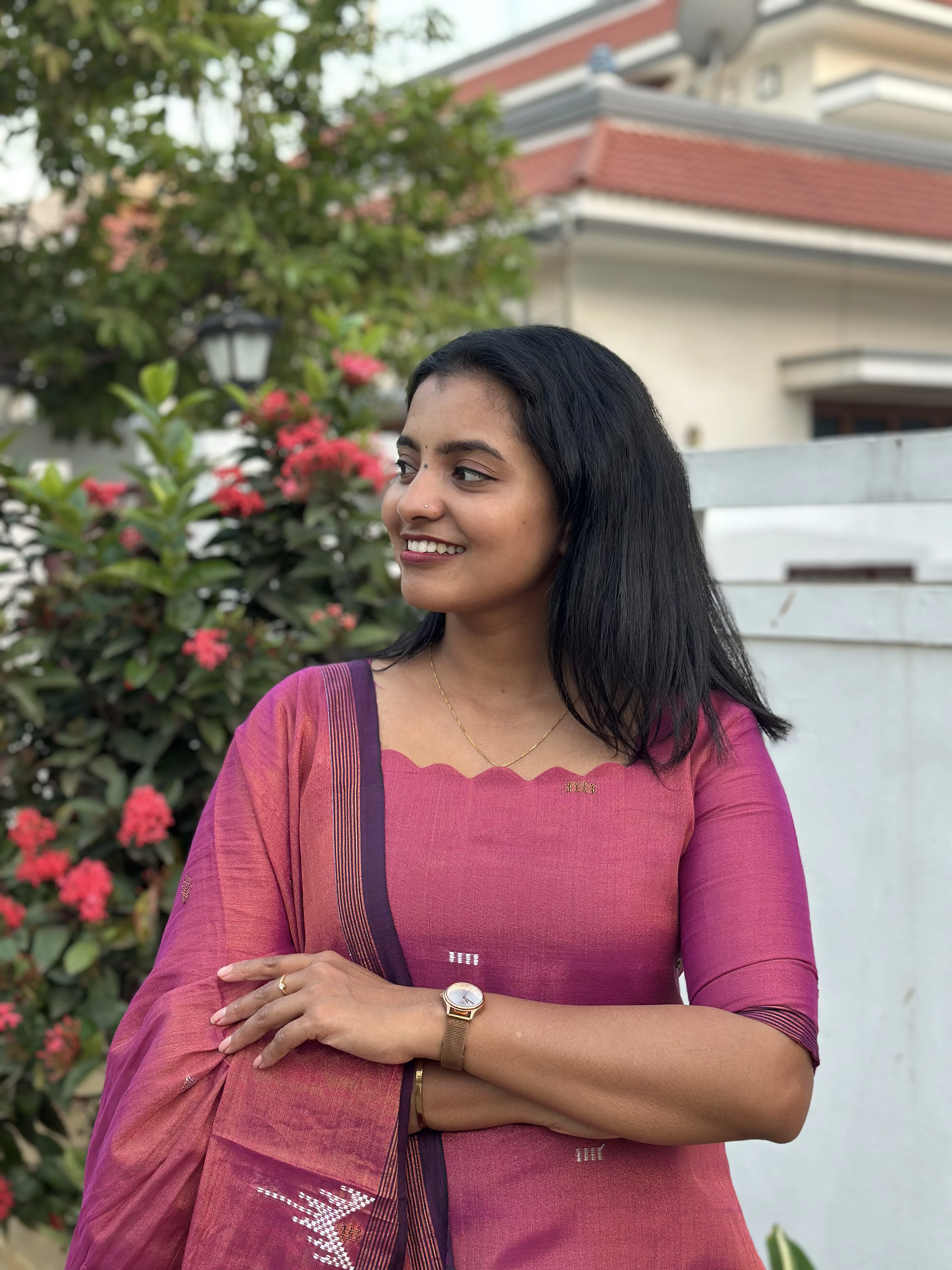 MITHRA Two Piece Set for women view 6 - Viyal Design Studio